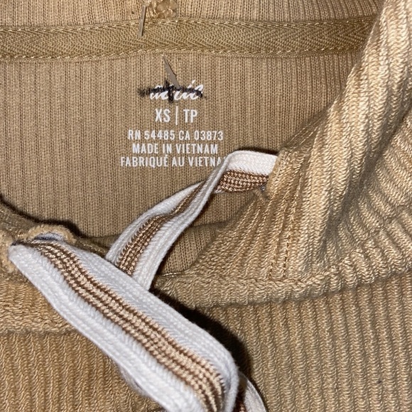 Aerie Love Corded hoodie, size XS but oversized, NWOT - Picture 3 of 6